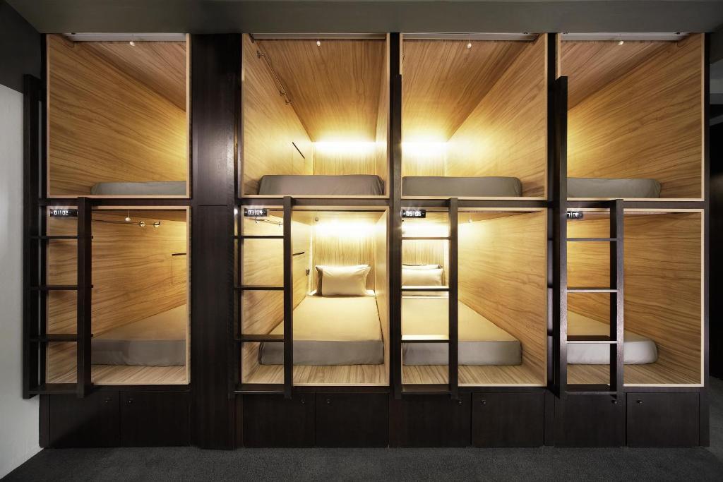 Single Pod Mixed Dormitory Front Entry